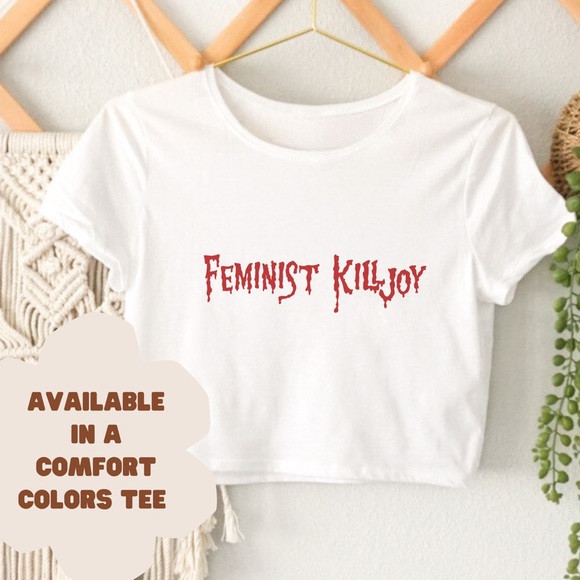 wild fable Tops - Feminist Killjoy Crop Top